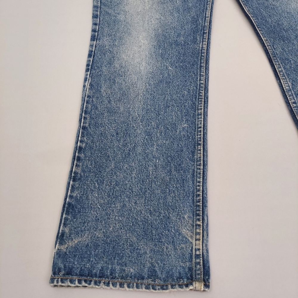 Vintage Levi's Orange Tab Jeans Size 35x32 Distressed Faded Blue Jeans - Picture 8 of 16